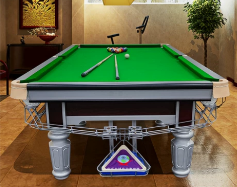 台球桌 美式球台标准型中式黑八商用球房钢库...