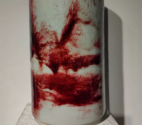 王晓锋青年钧瓷艺术家， 炉钧和老厂玉石釉色...