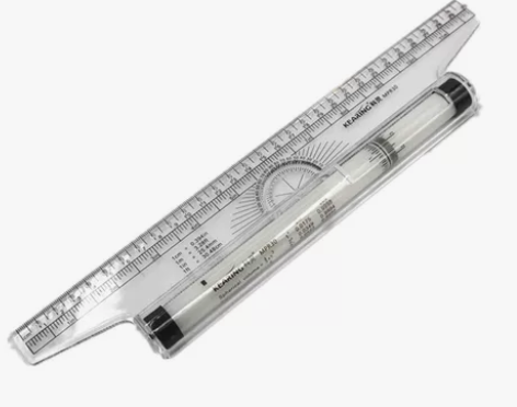 科灵平行尺30cm平移尺角度尺手绘设计工具...