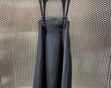 小众设计早秋新款气质名媛休闲简约百搭暗黑风...