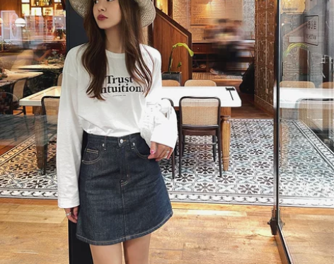 【张子萱CheriZ】牛仔外套女2021秋...