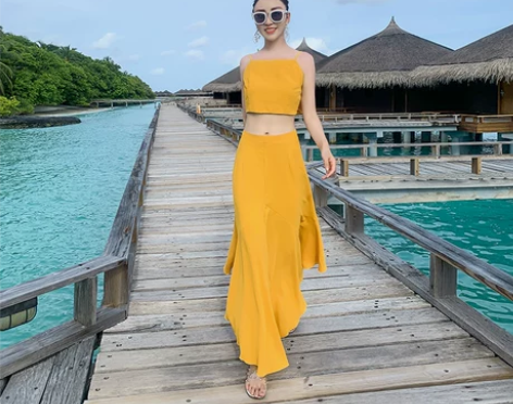 [转卖]闺蜜沙滩裙女2020新款巴厘岛超仙...