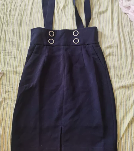 全新阿依莲背带裙女春季新款时尚高腰韩版修身...