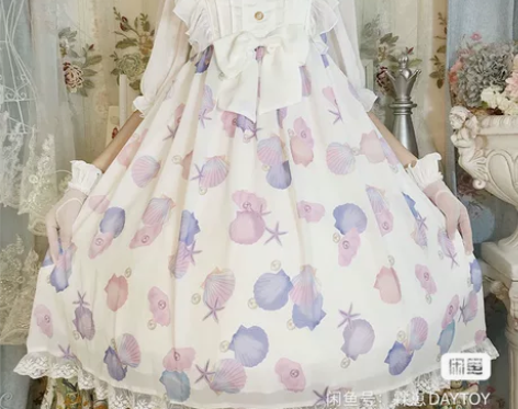 半糖甜心原创设计 lolita深海物语贝壳...