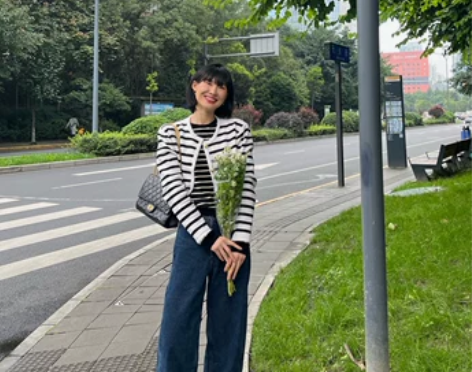 自留重磅款牛仔裤 复古丹宁高腰显瘦弧形香蕉...