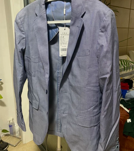 全新未穿 罗蒙休闲男士西服吊牌价999低价...