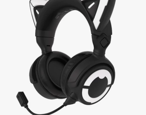 妖舞猫耳耳机4代头戴式蓝牙高颜值可爱少女游...