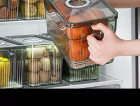 食品级冰箱收纳盒厨房食物整理专用大容量透明...