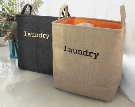 欧式加厚布艺折叠方形收纳筐脏衣篮收纳盒储物...