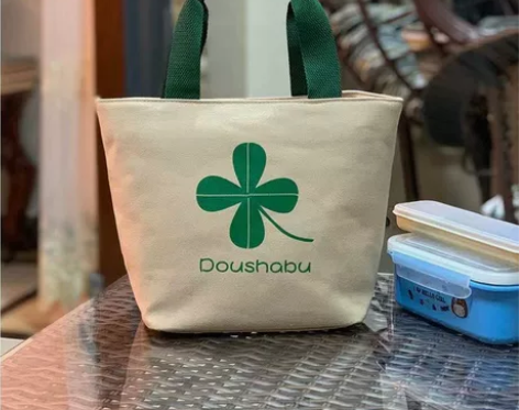 帆布饭盒包手提袋便当包上班族手拎包午餐袋带...