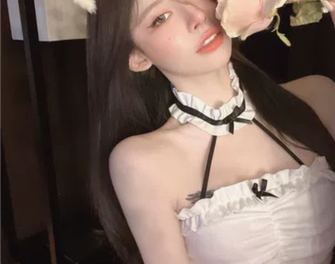 性感纯欲风蝴蝶结挂脖吊带背心女2022春季...