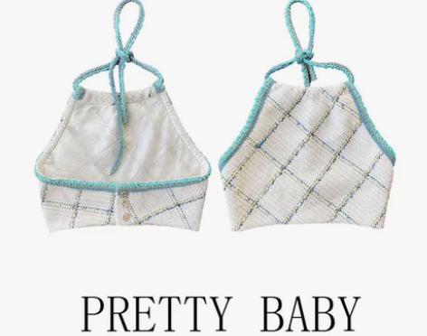 小香编织性感气质露背吊带辣妹挂脖春夏显瘦锁骨背心上衣 感兴趣...