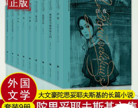 陀思妥耶夫斯基文集套装9册 卡拉马佐夫兄弟...