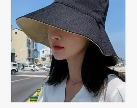 【亏本清仓】渔夫帽女春夏可折叠防晒帽 六个...