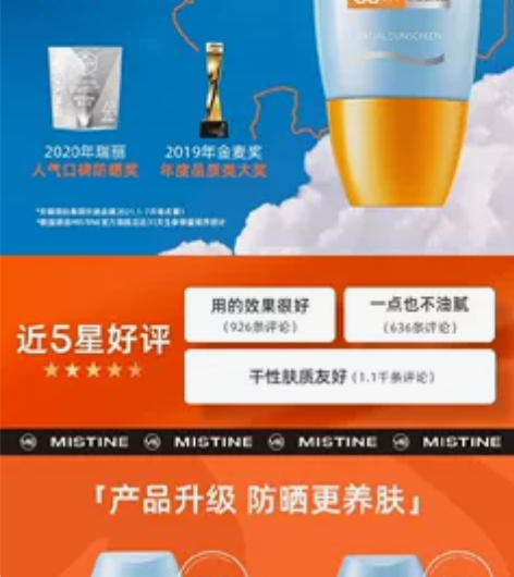 【有中文标】泰国小黄帽防晒霜蜜丝婷面部身体...