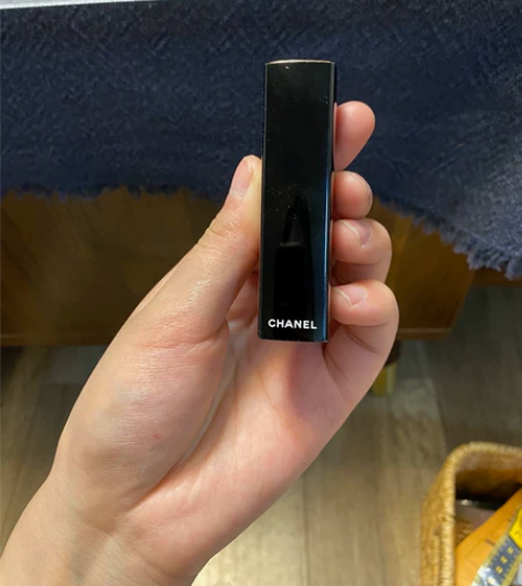 香奈儿口红试色，38号色，专柜购买 我图片...