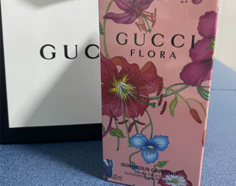 古驰花之舞绚丽粉色栀子花香水100ml，都...