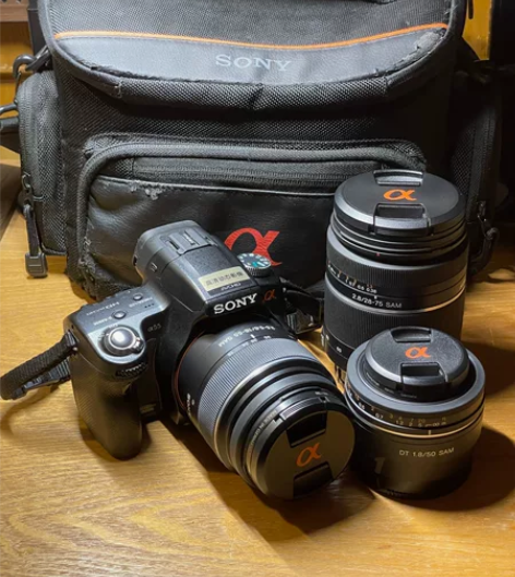 ***索尼a55相机配18-55镜头，喜欢...