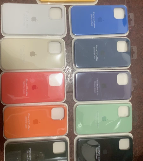 苹果12promax手机壳，液态硅胶材质，...