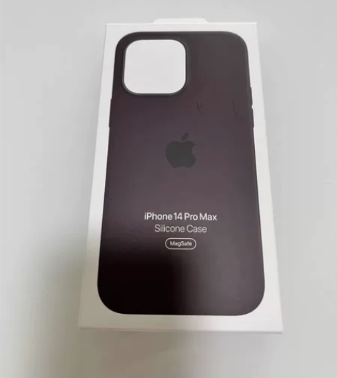 出全新未使用14pro 紫色液态硅胶壳 感...