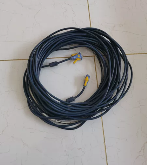 25米VGA显示器连接线，废品站买回来的，...