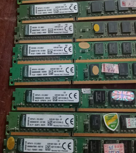 金斯顿ddR3一4G内存条,有几十条打包可...