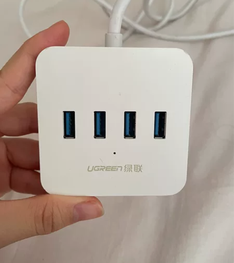 绿联usb3.0扩展器集分线器延长笔记本电...