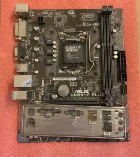 华硕B85M-F PLUS,含挡板,正常使...