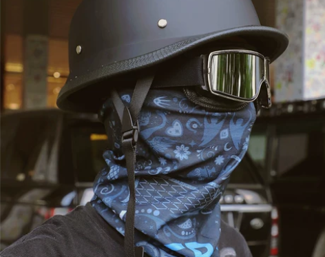 摩托车头盔男夏季哈雷复古半盔电动车德式大兵...