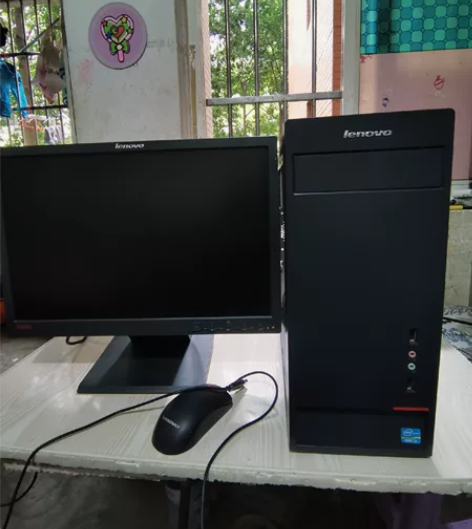 联想原装台式电脑 配置看图 办公室退下来的...