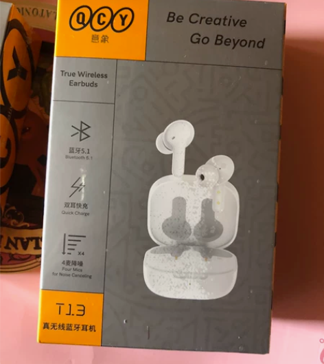 QCY T13真无线蓝牙耳机，入耳塞式运动...