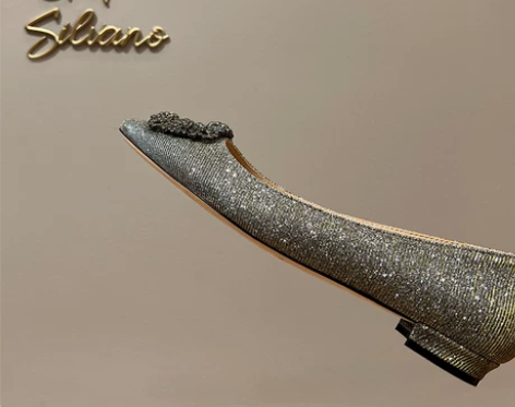 高级定制 平底婚鞋 钻扣宴会鞋