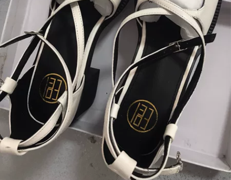 全新包邮温州鞋白色玛丽珍鞋女鞋小皮鞋中高跟...