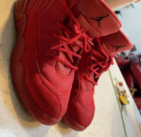 JORDAN乔丹童鞋AJ12系带耐磨运动篮...