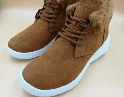 *Skechers/斯凯*奇新款女鞋时尚绒...