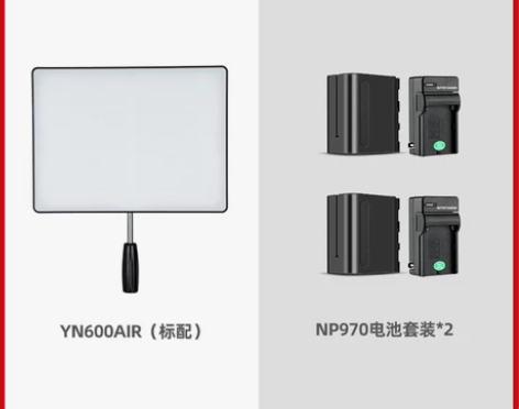 永诺YN600AIR双色温LED超薄补光灯...
