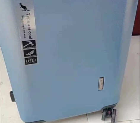 【全新包邮】袋鼠拉杆箱万向轮铝框箱行李箱男...