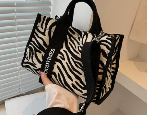 帆布包包女ins小众2021新款潮高级感斑...