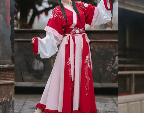 ［直出］花神记灵语原创齐腰汉服女晋制交领襦...