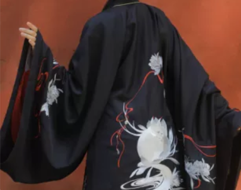 兰若庭 汉服 乘黄披风 黑色m号，全新！ ...