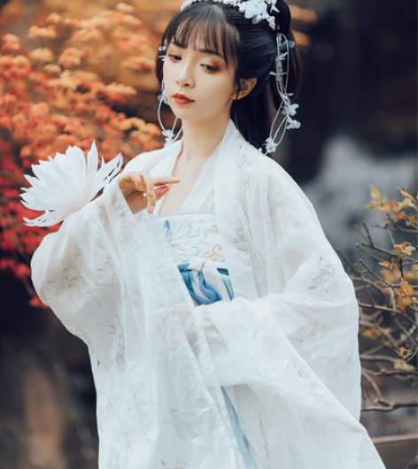 【现售】南雅集山间玉汉服齐腰上衣s码,背心...