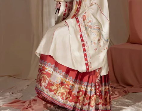 七月夕 莞尔 国风大典走秀款明制订婚汉服长...