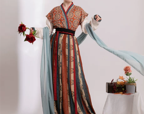 【灵川】仙楚姬原创汉服唐制中国风交领唐褙子...