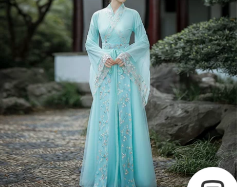 蝶恋花古装汉服女2021新款中国古风飘逸仙...