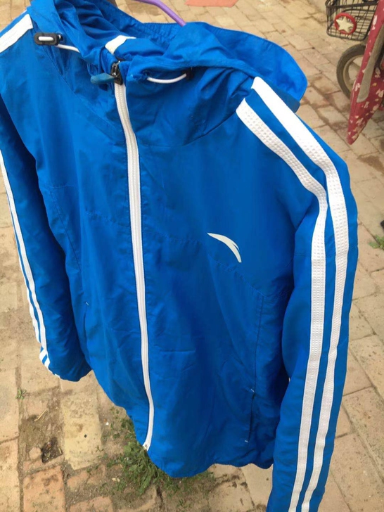 安踏运动服 上衣 蓝色