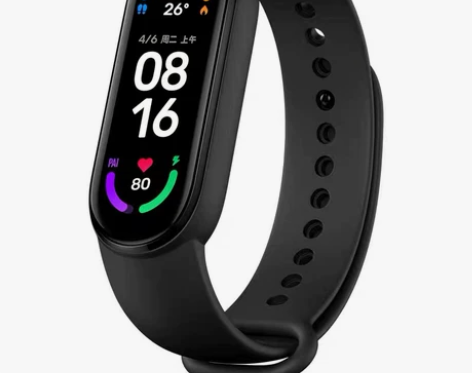 小米手环6智能血氧心率监测蓝牙男女款运动计...
