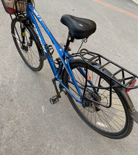 美利达旅行车 全铝框,给老人买的,就骑了一...