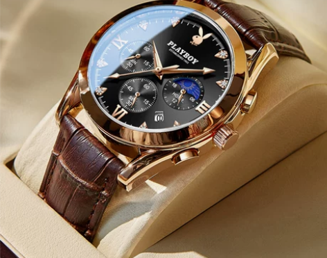 花花公子正品手表男士全自动机械表2021新...