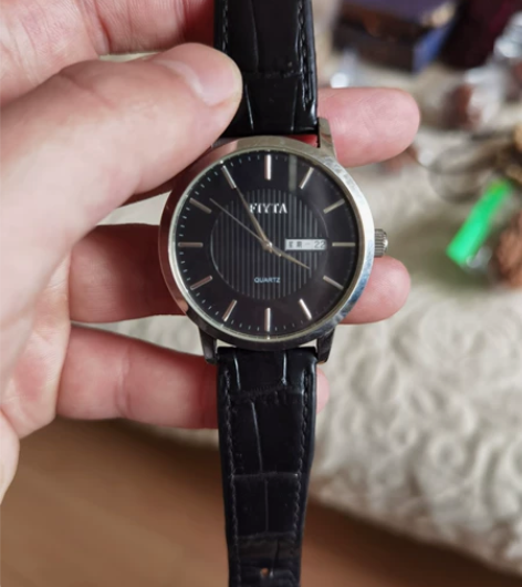 飞亚达手表超薄石英表，38表盘，8厚度，1...