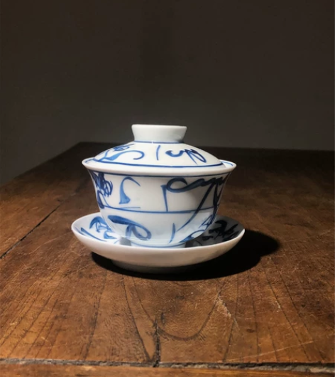 景德镇青花盖碗 【数量】1个 【规格】容量...